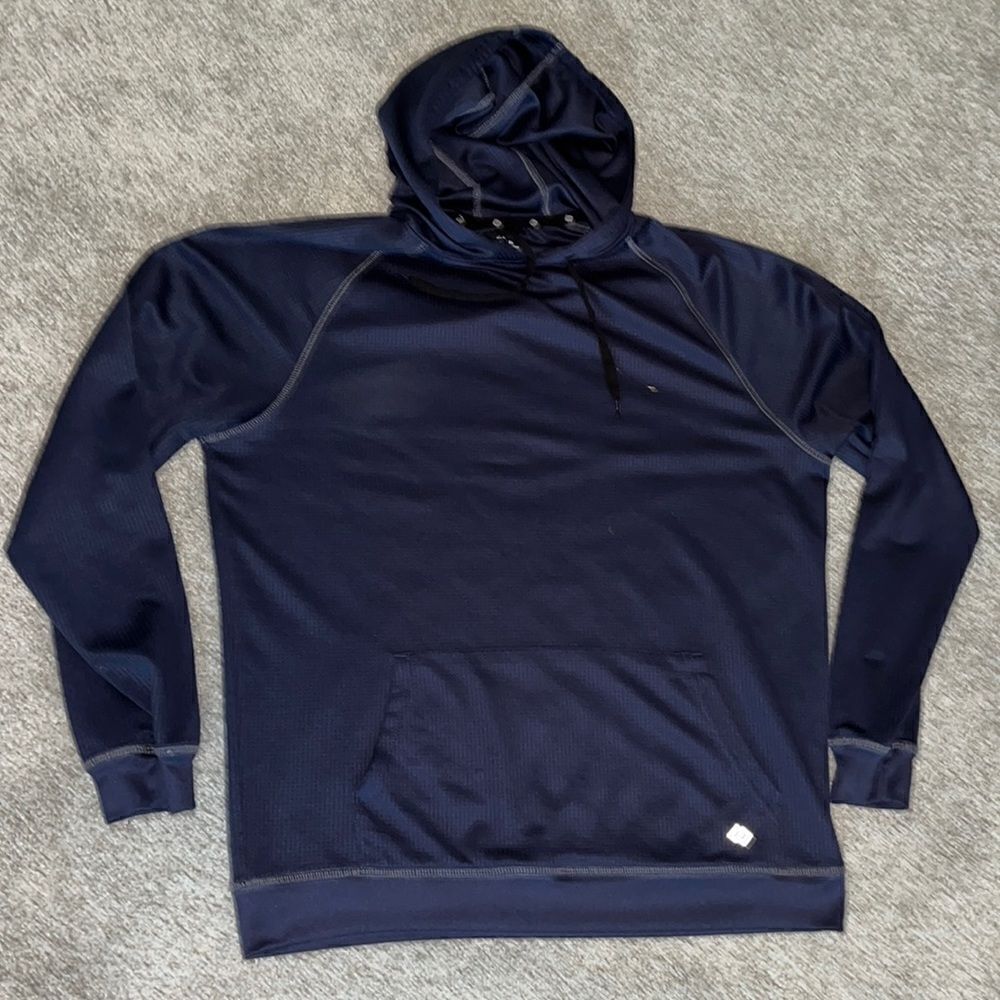 Zelos Blue Hooded pullover men’s  Hoodie sweatshirt M